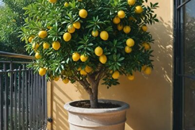 شجرة ليمون Lemon Adalia أضاليا مقزمة للزراعة في البلكونات والحدائق وعلى أسطح المنازل