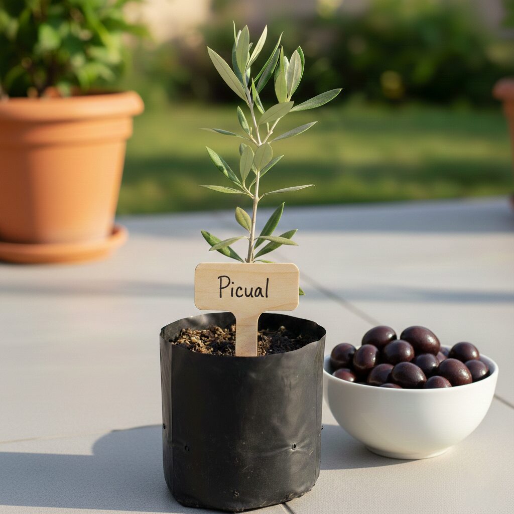 4 أشجار زيتون صغيرة للزراعة المنزلية في الحديقة أو في الأصيص، معمرة ودائمة الخضرة منظر جمالي طبيعي وثمار - الصورة 7