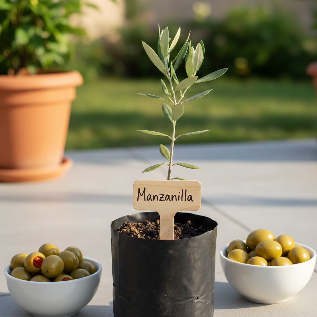 4 أشجار زيتون صغيرة للزراعة المنزلية في الحديقة أو في الأصيص، معمرة ودائمة الخضرة منظر جمالي طبيعي وثمار - الصورة 8