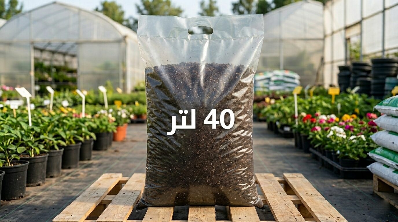 تربة بتموس خليط للزراعة المنزلية